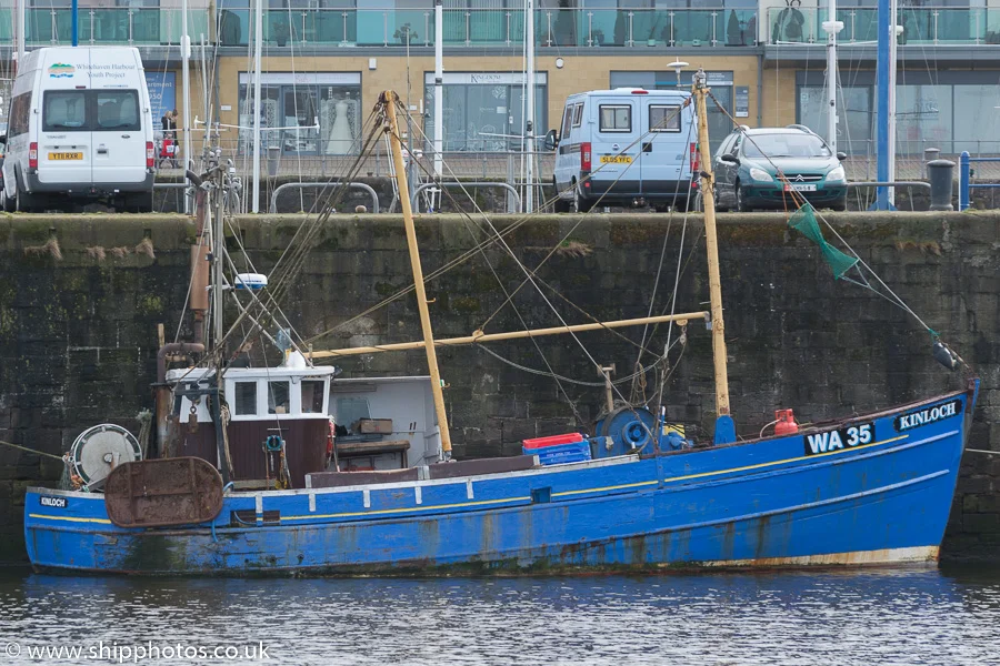 KINLOCH WA35 Type: Wooden Hull Trawler Size: 12.8m Built: 1969; Shottan