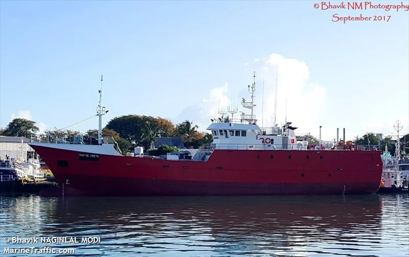 MAR DE CRETA FD106 Type: Metal Hull Trawler Size: 40.35m Built: 1957; Vigo