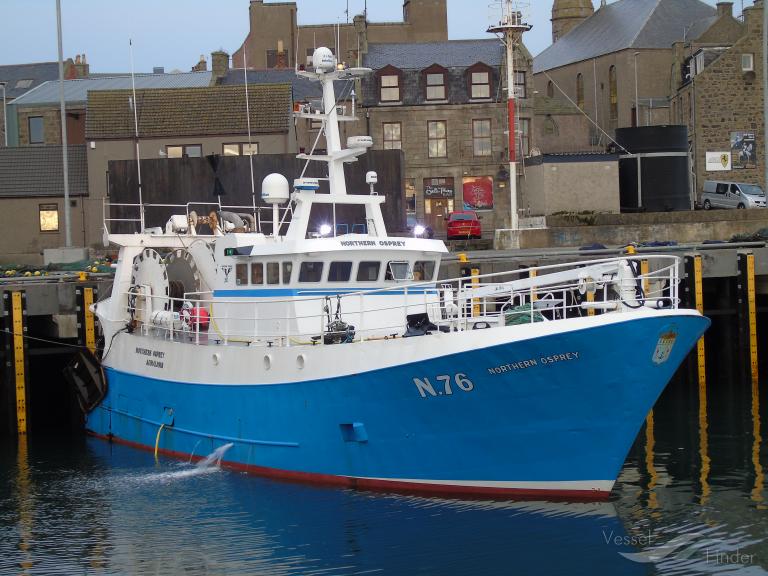 NORTHERN OSPREY N76Tipo: Metal Hull TrawlerSize: 20.6mBuilt: 1987; Le Guilvinec
