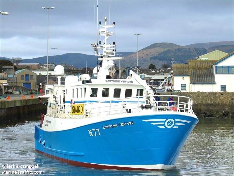 NORTHERN VENTURE N77Tipo: Metal Hull TrawlerSize: 19.9mBuilt: 1982; Co. Cork