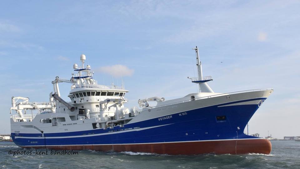 VOYAGER N905Type : Trawler à coque métalliqueTaille : 75.4mConstruction : 2010