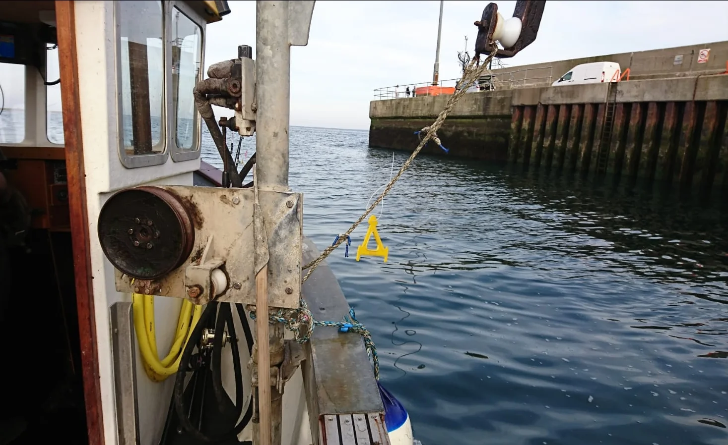 Heading out of Kilkeel Harbour