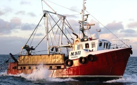 COWRIE BAY N911 Type: Scalloper/ Trawler Size: 15m x 5m Built: 1973; Stone Staffordshire