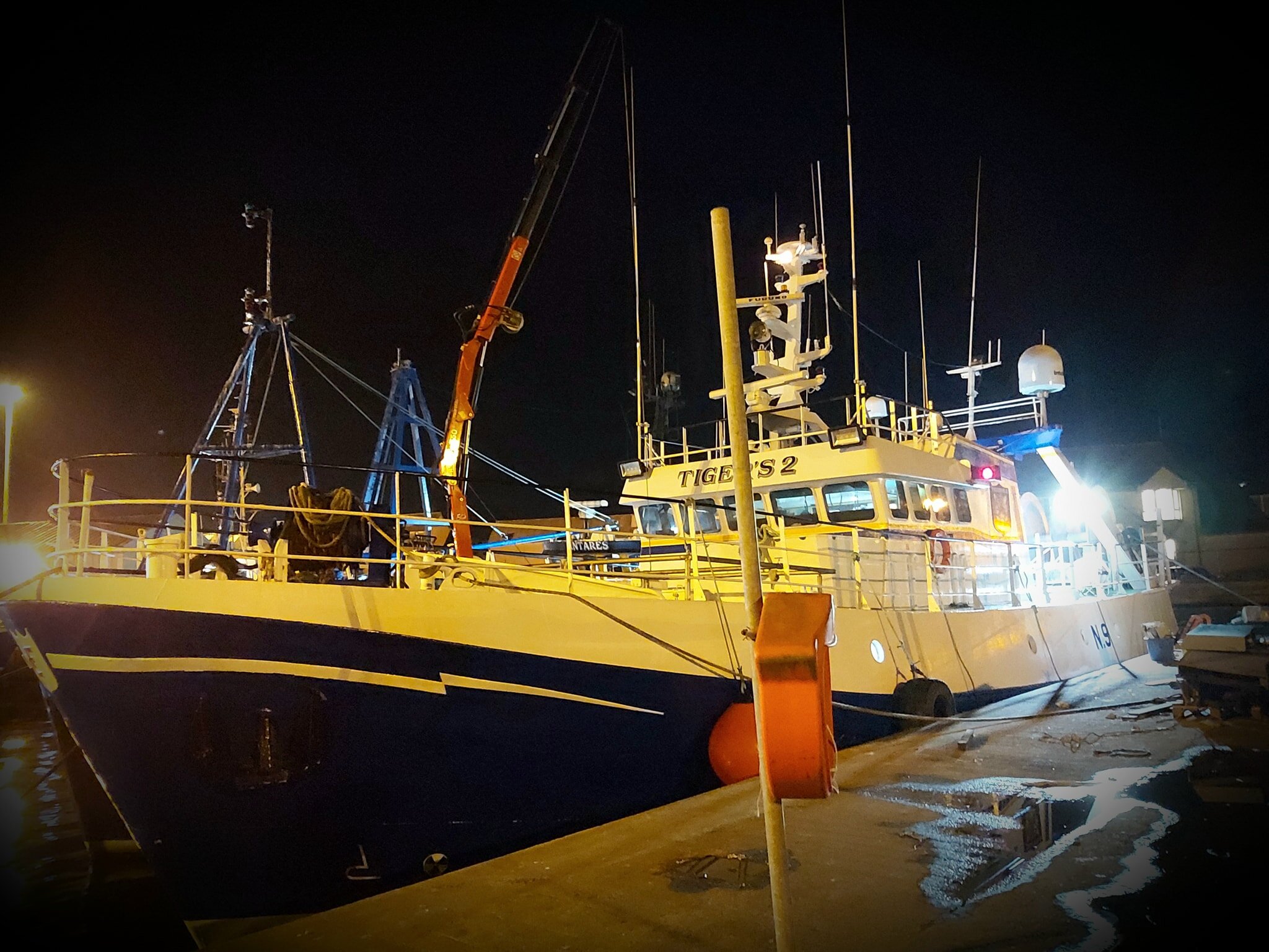 TIGERS IIType : Trawler à coque métalliqueTaille : 25 x 8mConstruit : 1986