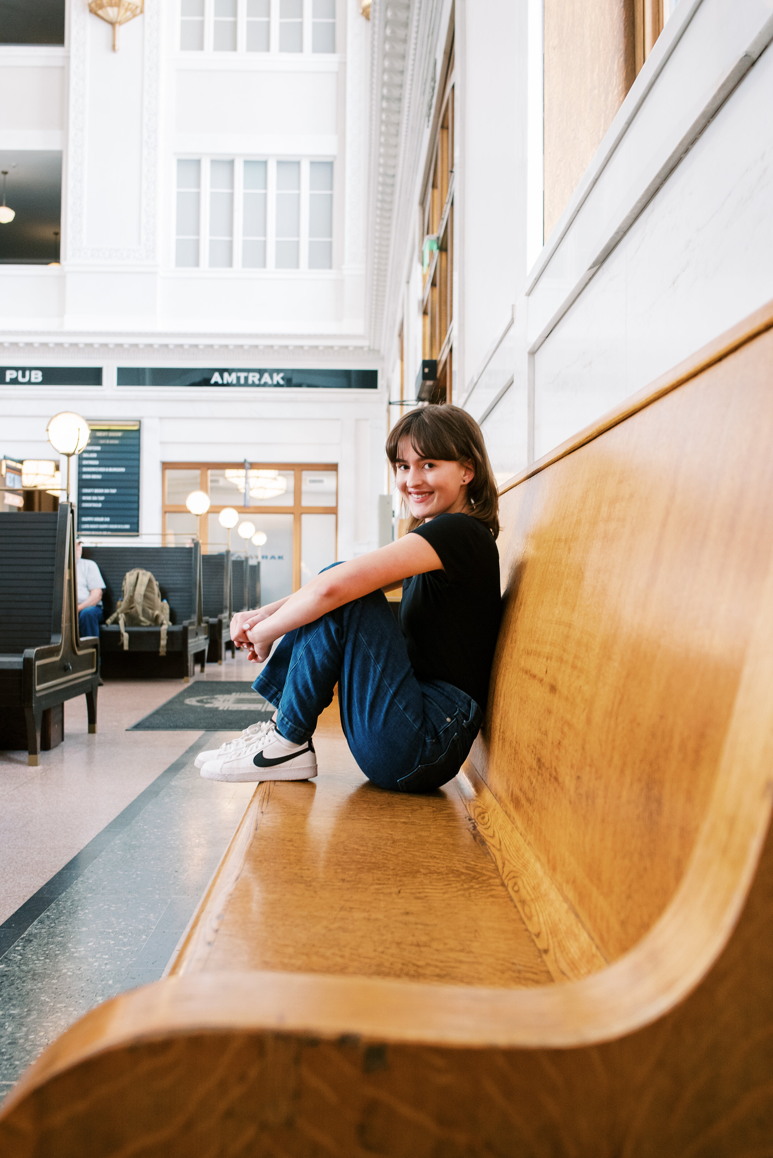 The old train benches are my favorties!