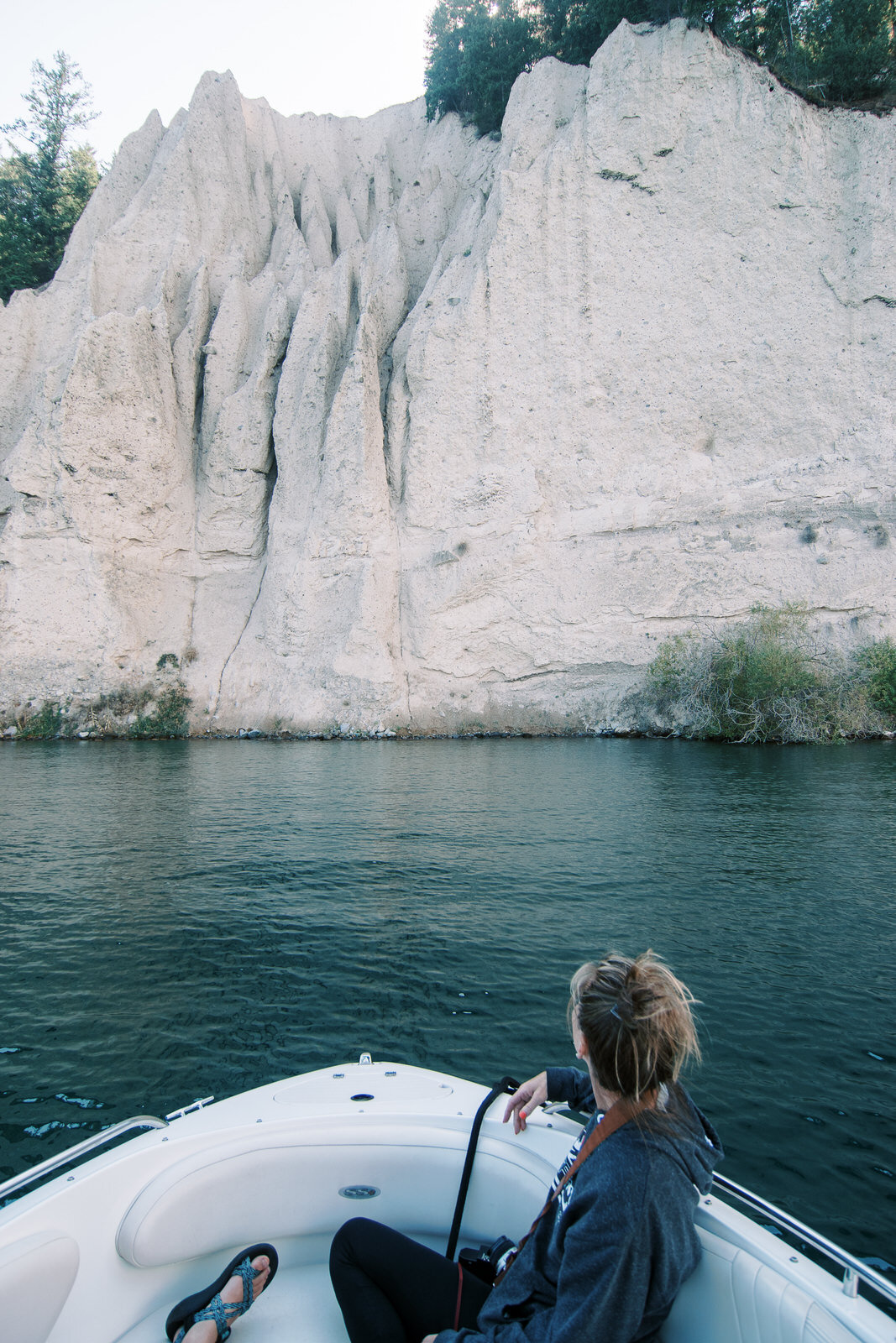 These cliffs...