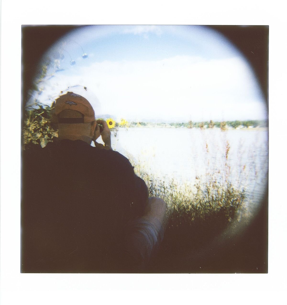 Chris shooting his own pics at the lake.