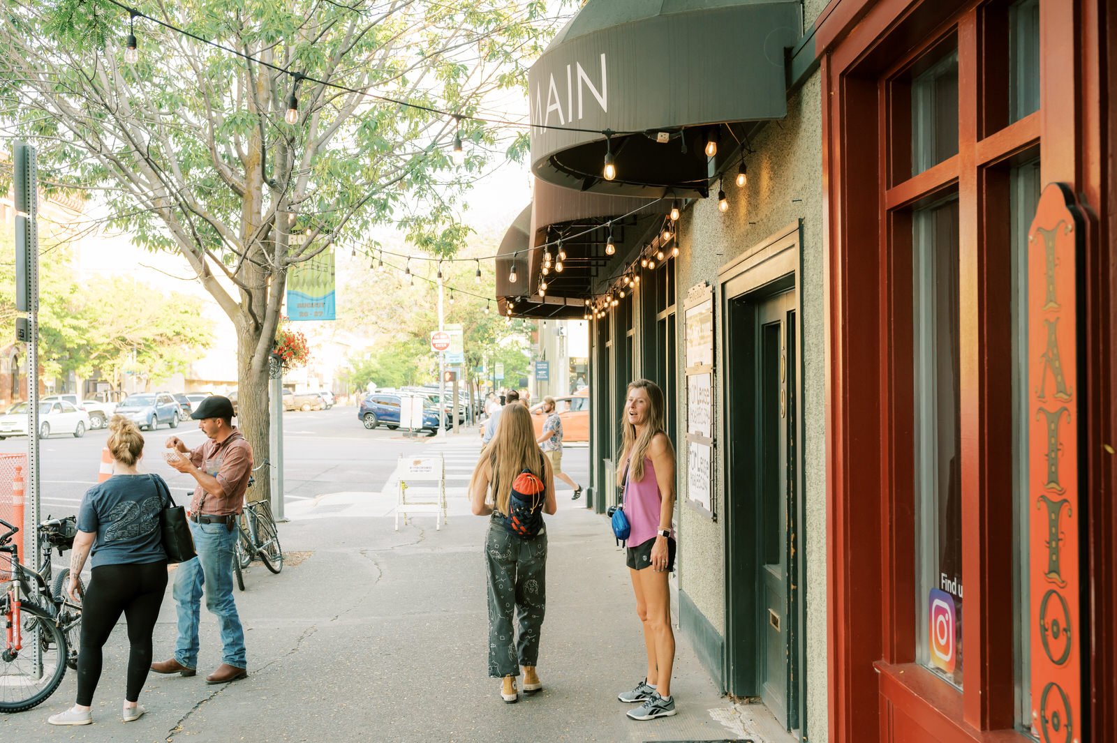 We just checked out the camera store and deciding where to go next!