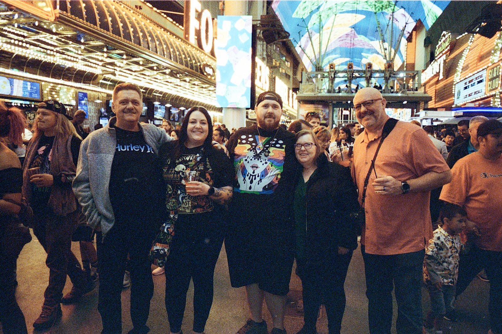 Vision 200T, we went out to Fremont street to see the pre Halloween madness
