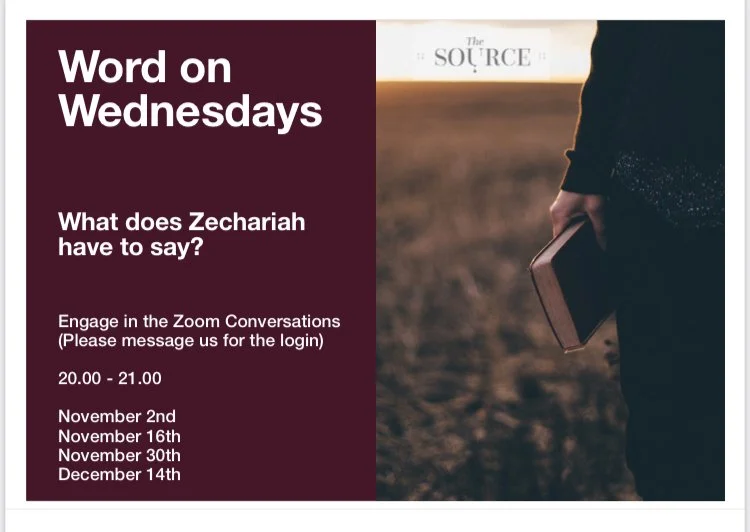 Word on Wednesdays | Join us online as we explore the book of Zechariah together