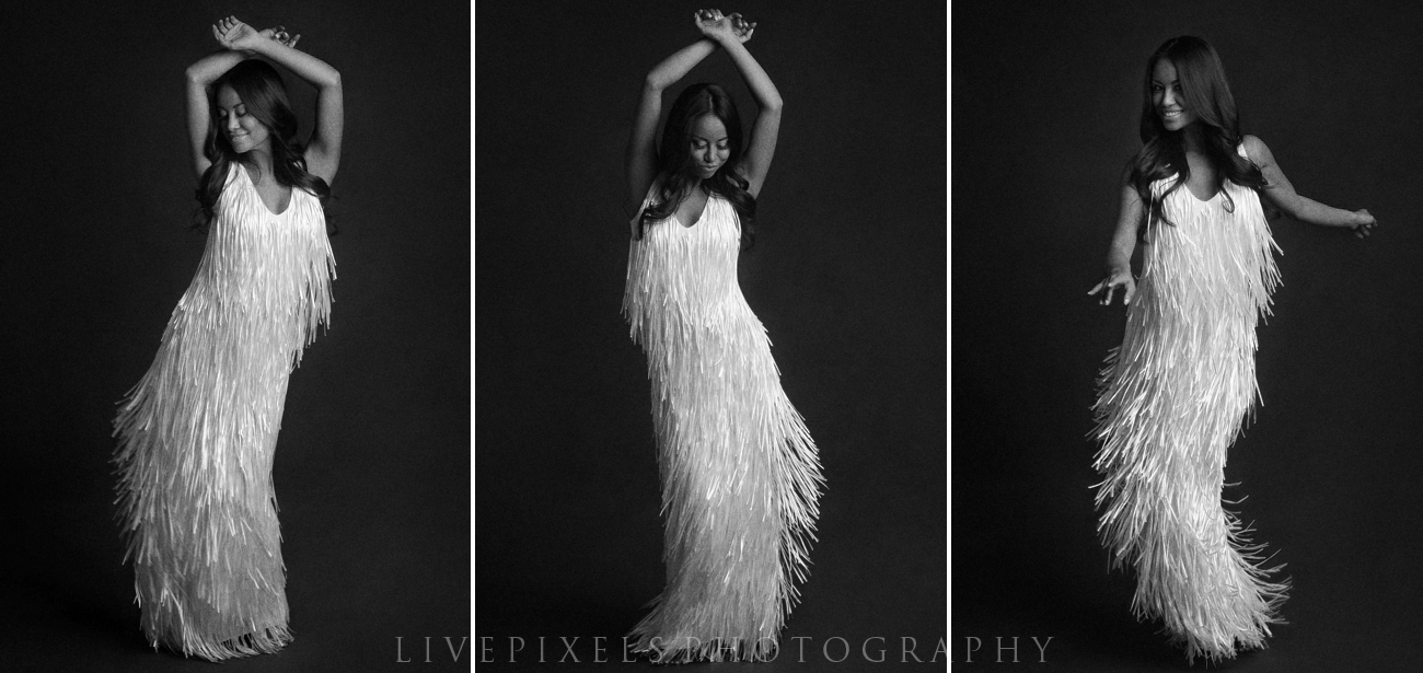Portrait of a dancer in a frilly dress - Toronto portrait photography studio.jpg