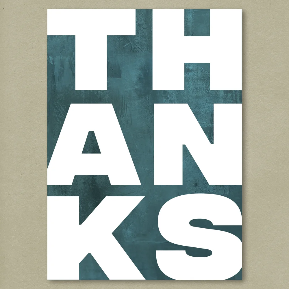 Graphic Design Thank You Cards