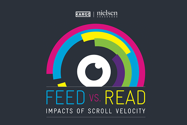 Mobile environments affect advertising engagement and performance. Mobile users' mindsets and intentions in specific platforms can influence whether or not an ad was seen or remembered. Kargo's Feed vs. Read study measures the visual attention and effectiveness of advertising in editorial, social, and search environments to determine: Key Takeaways: How well are ads in these environments visible? How many ads are seen by human eyes in each environment? Were ads in these environments remembered? Published: Spring 2017