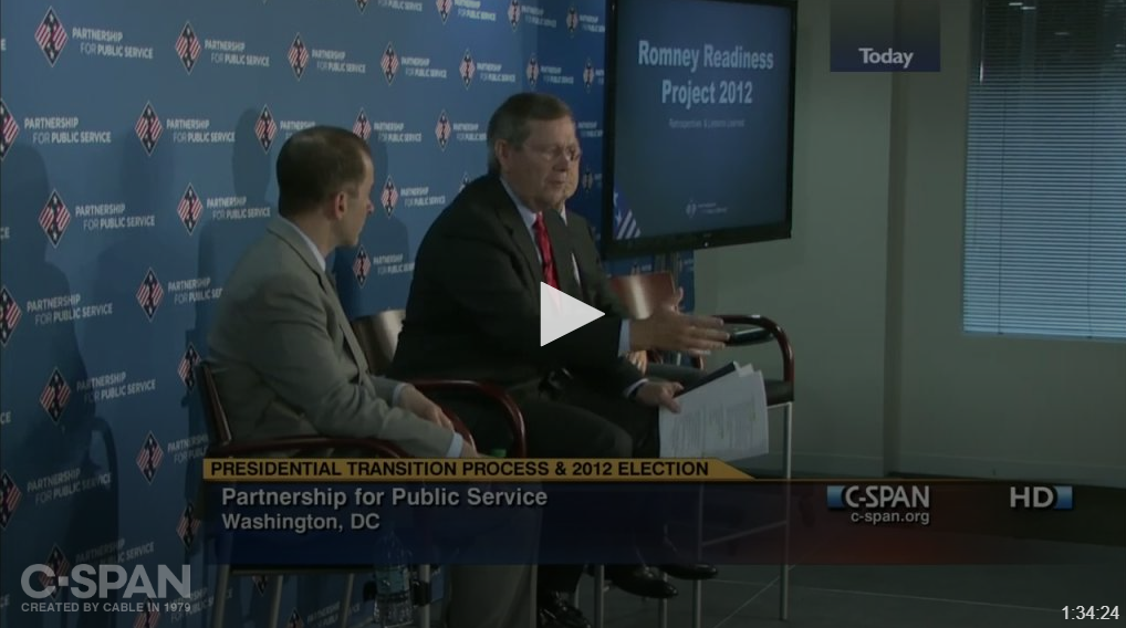 CSPAN: Presidential Transitions