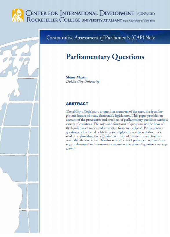 Parliamentary Questions