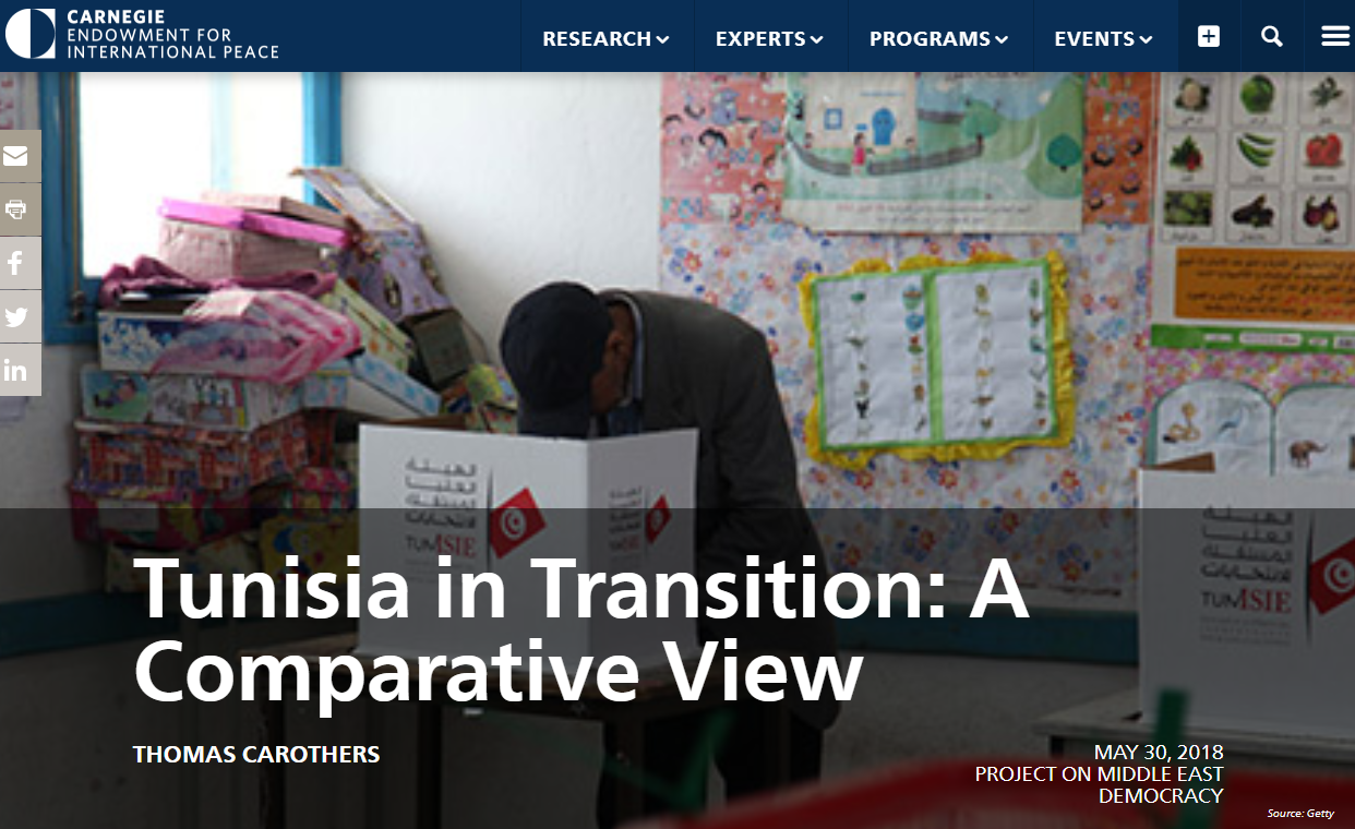 Tunisia in Transition: A Comparative View