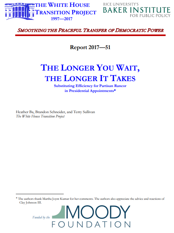 Institutional Analysis Series: The Longer You Wait