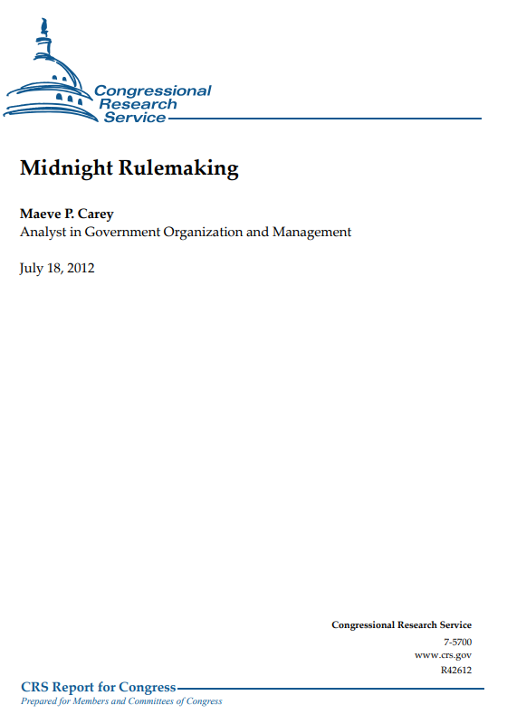 Midnight Rulemakeing