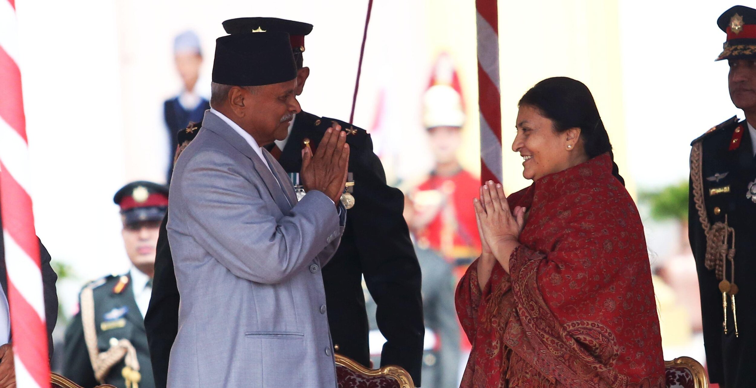 Nepal: President Bidhya Devi Bhandari and Former President Ram Baran Yadav