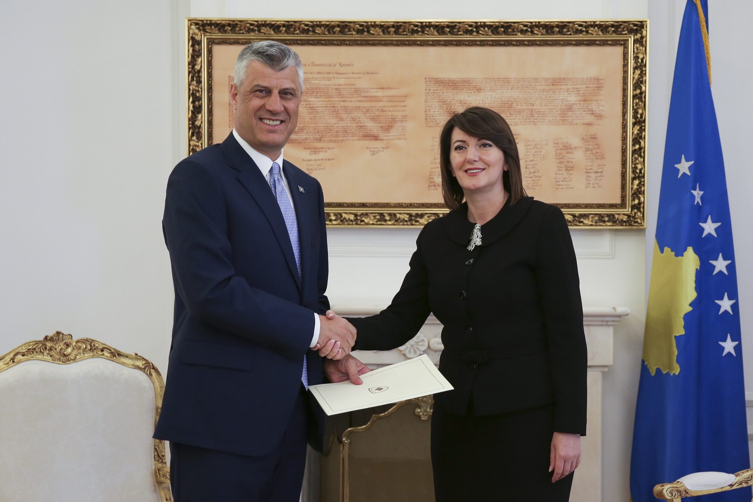 Kosovo: President Hashim Thaçi and Former President Atifete Jahjaga