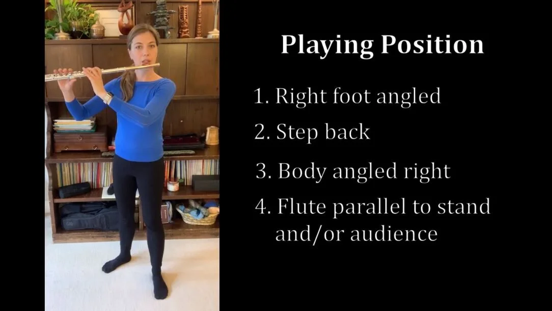 Flute Lesson: Standing Posture Tutorial