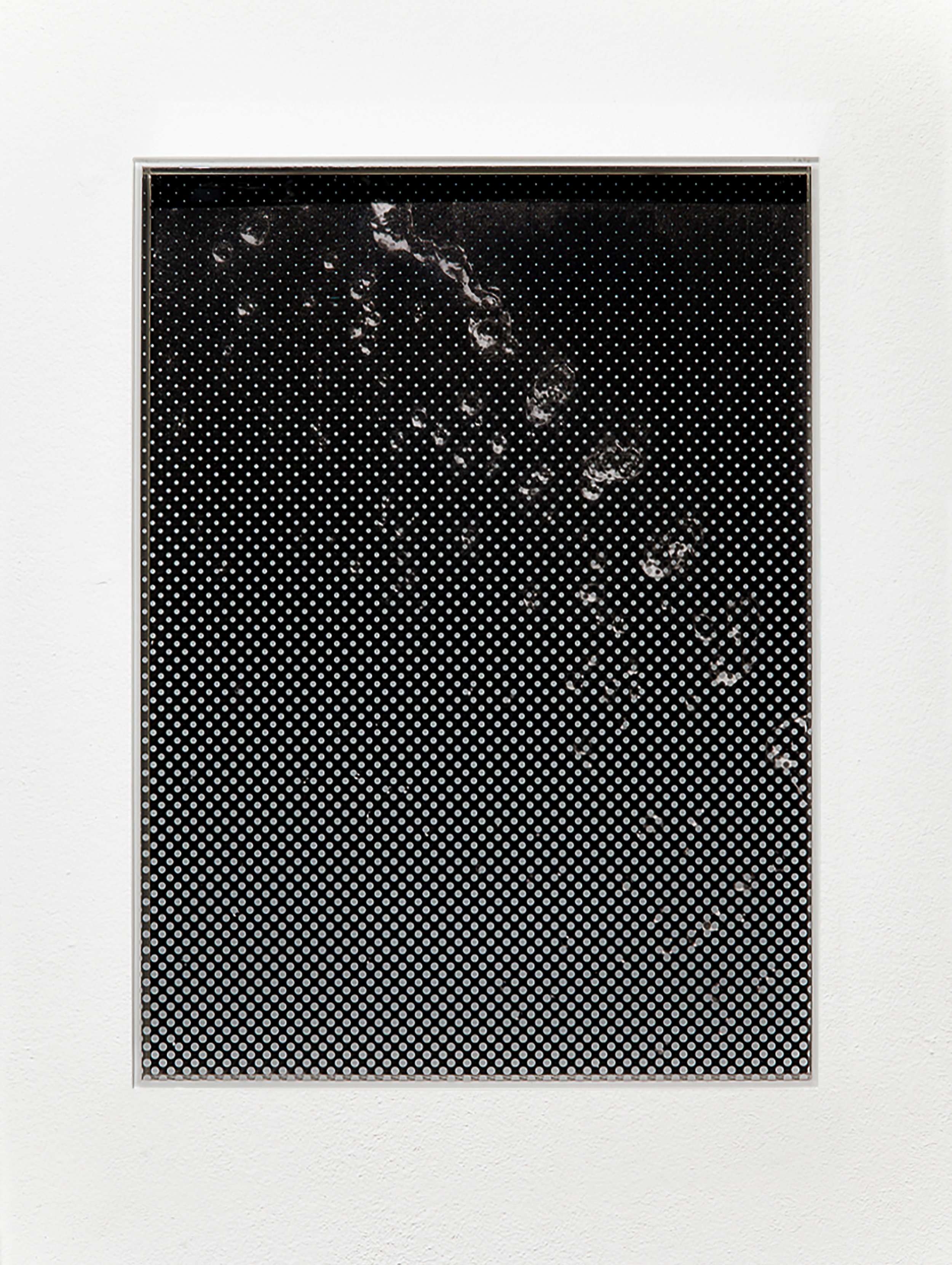 Untitled , 2014 Pencil on paper, Perspex, privacy film 21.0 x 29.7 cm