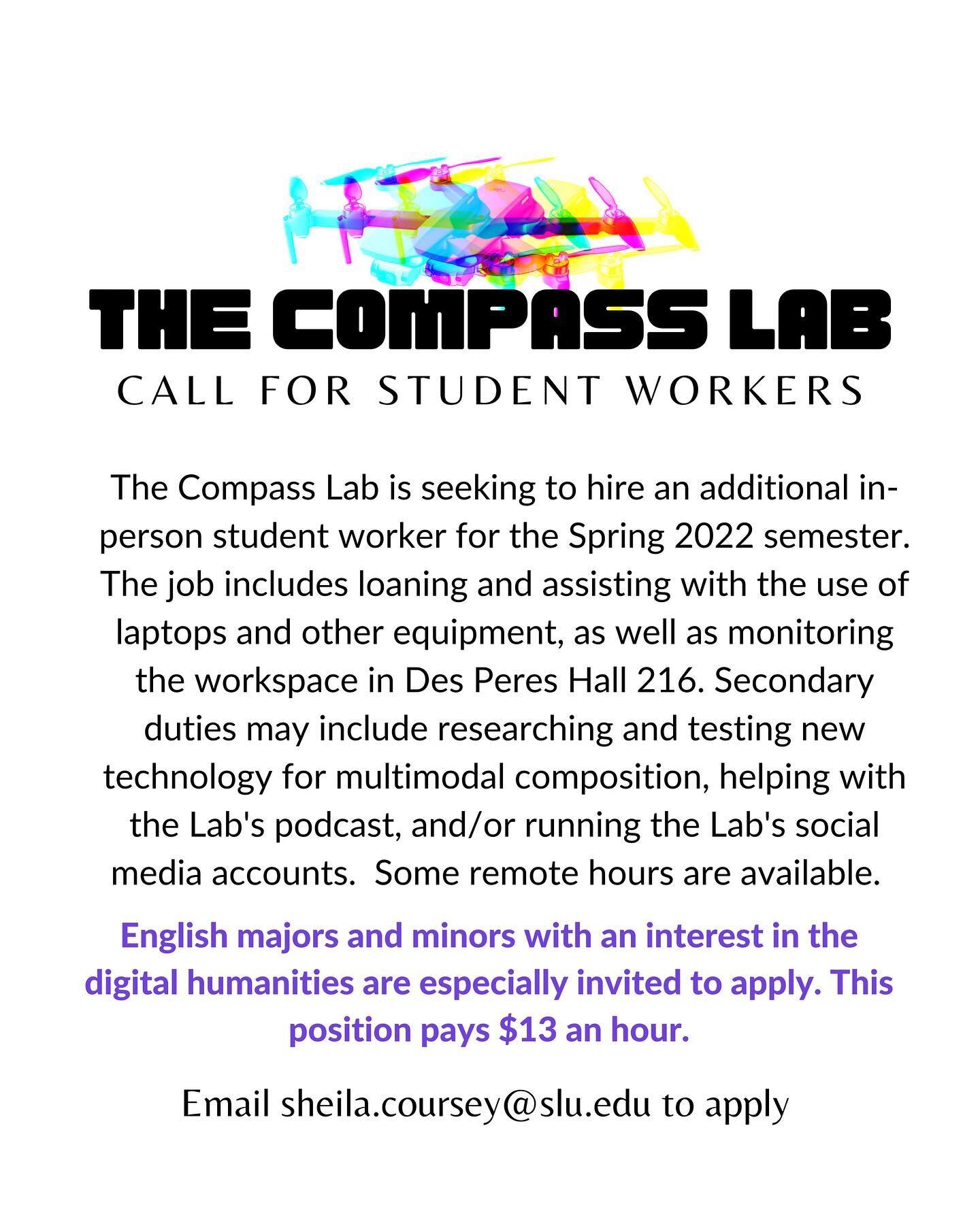 Come work for us!