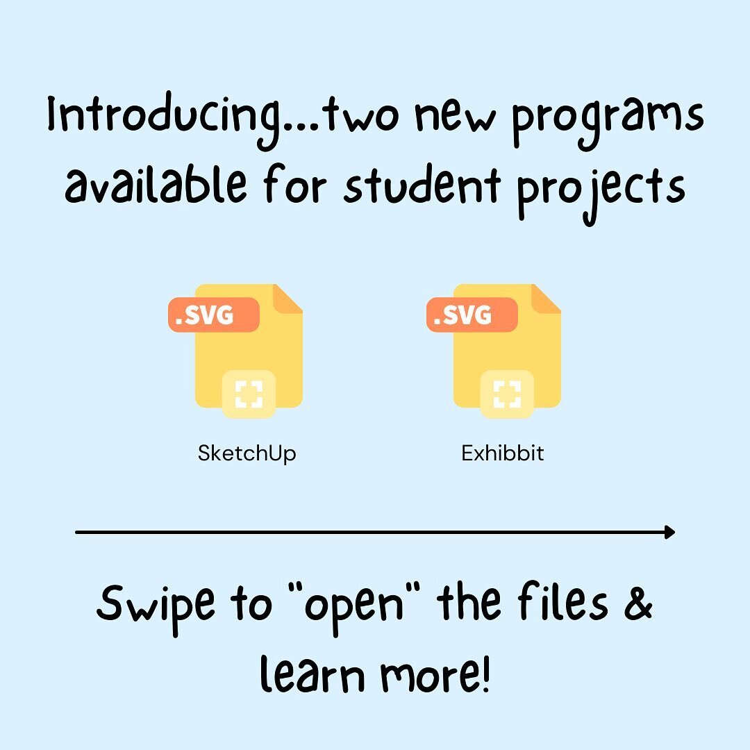 Make sure to check out our latest program offerings! Let us know if you&rsquo;d like our log-in information to get started, and good luck with finals!!!

#cai #compasslab #sketchup #exhibbit