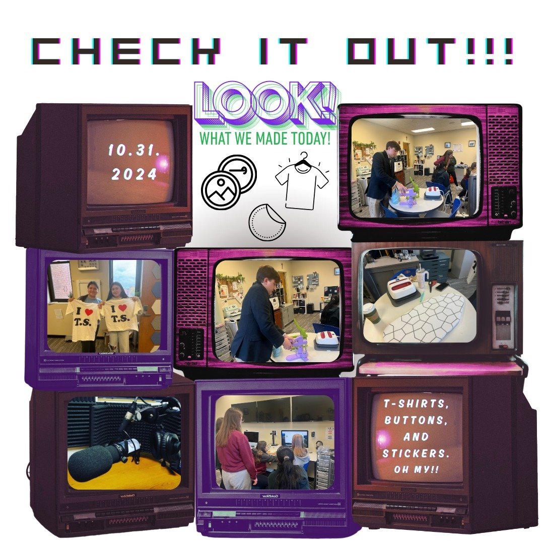 Check out the cool stuff that we made yesterday!
