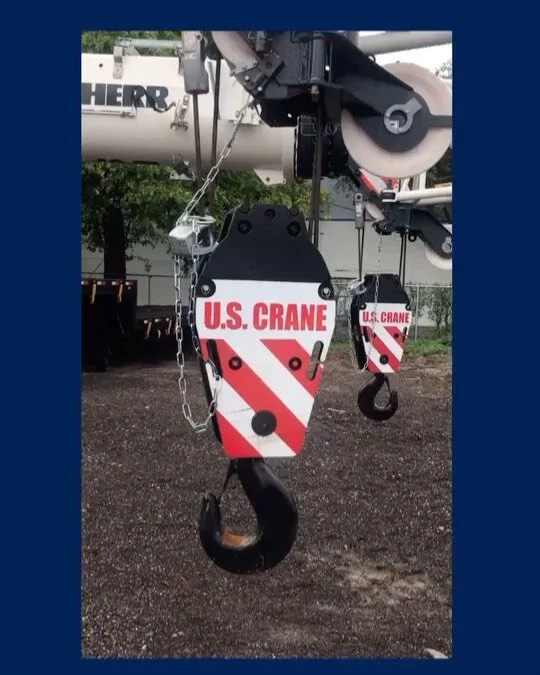 See us perform lifting, hoisting, rigging and erection. — U.S. Crane