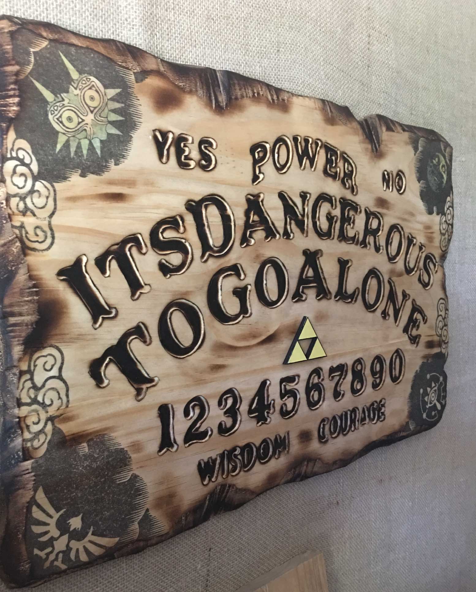 zelda ouija board sign