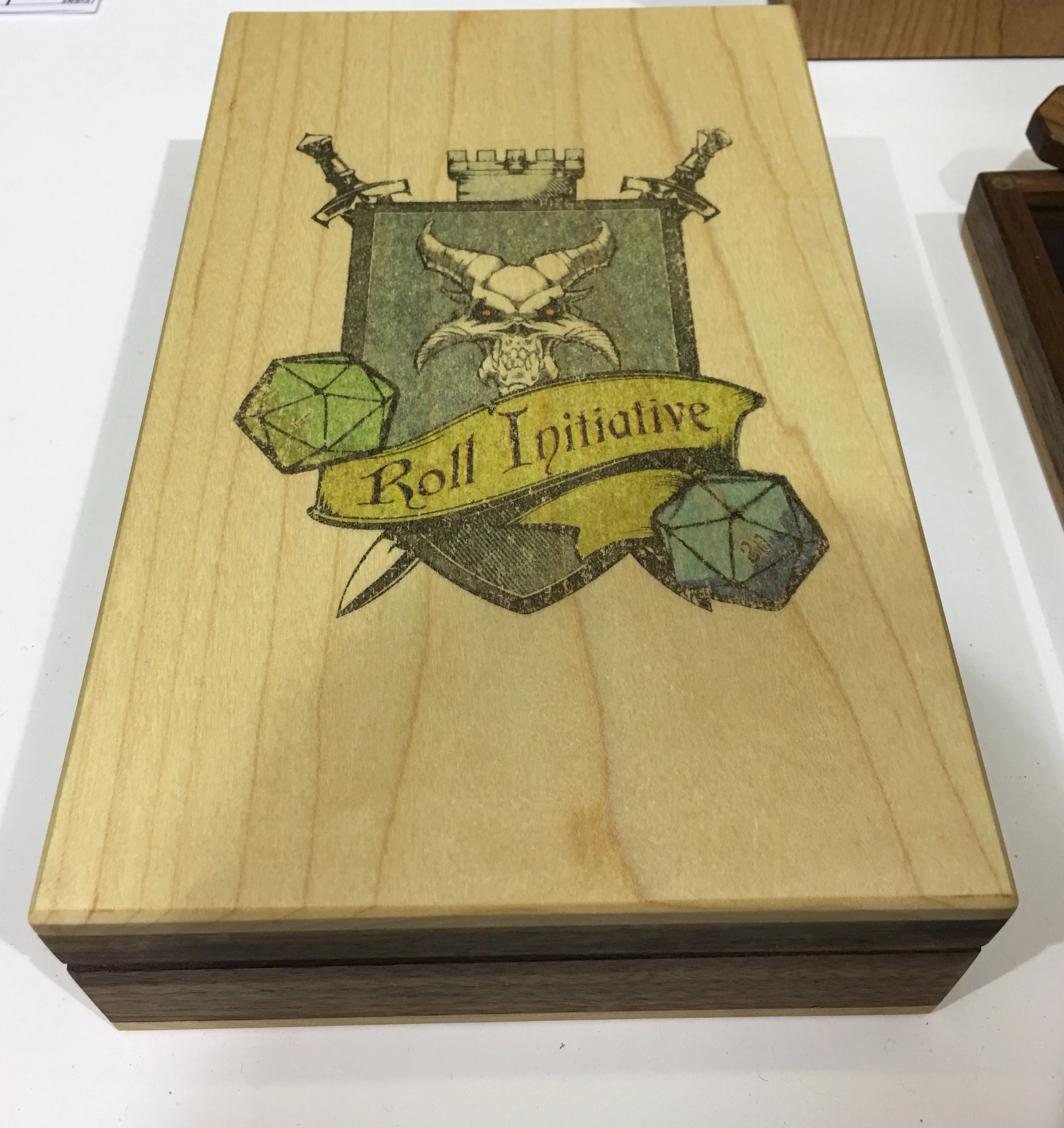 Custom images can be done on the front.