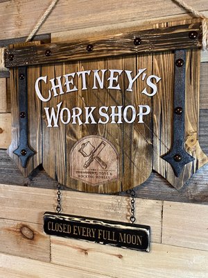 Rustic wooden Apothecary sign - customizable — nerd wood designs
