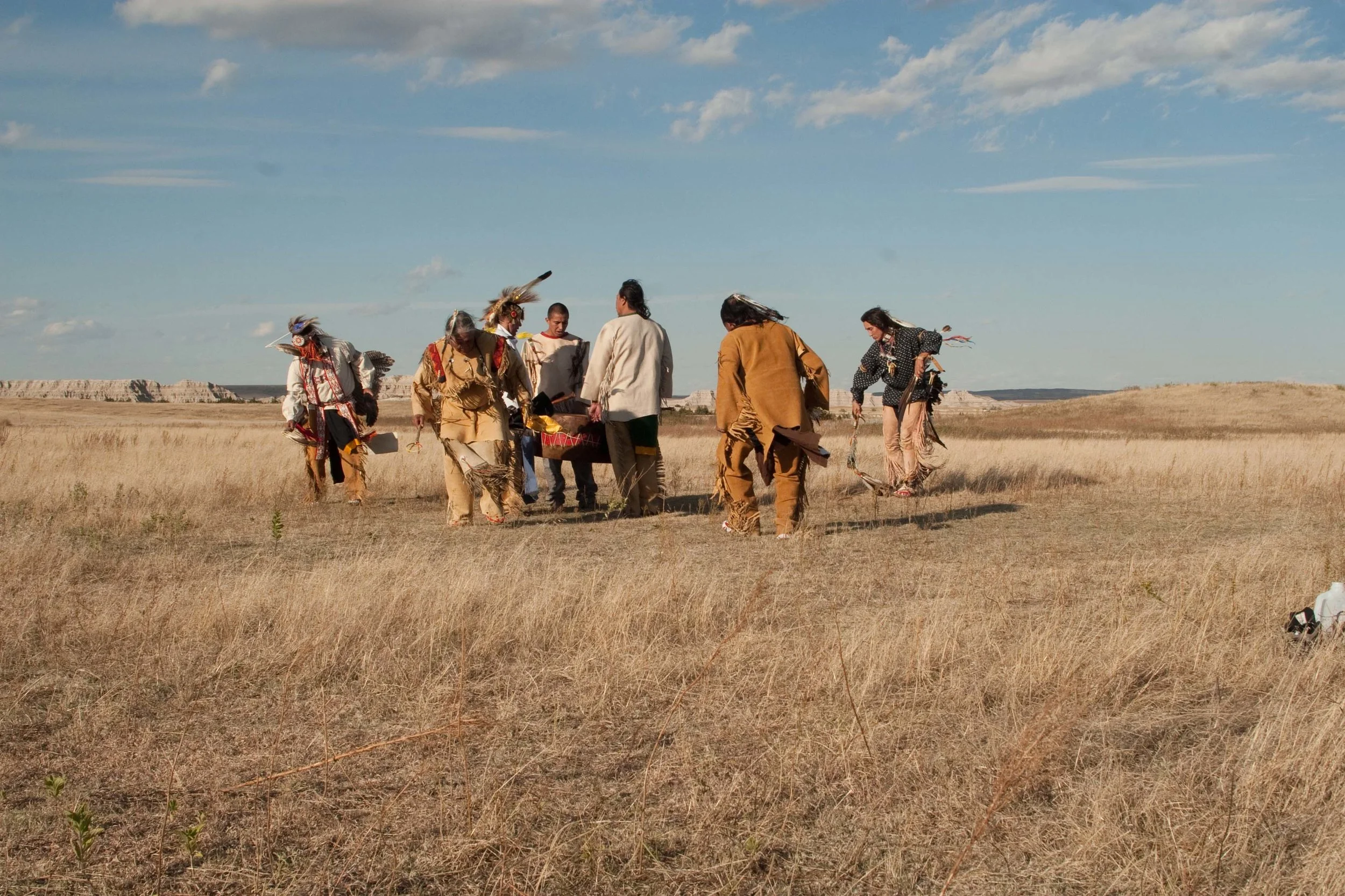 l-to-r-larry-swalley-minor-running-cloud-corbin-conroy-little-thunder-juan-mesteth-stampede-albert-red-bear-red-wolf-and-steve-garcia-charlie-littlefeather-prayer-dance.jpg