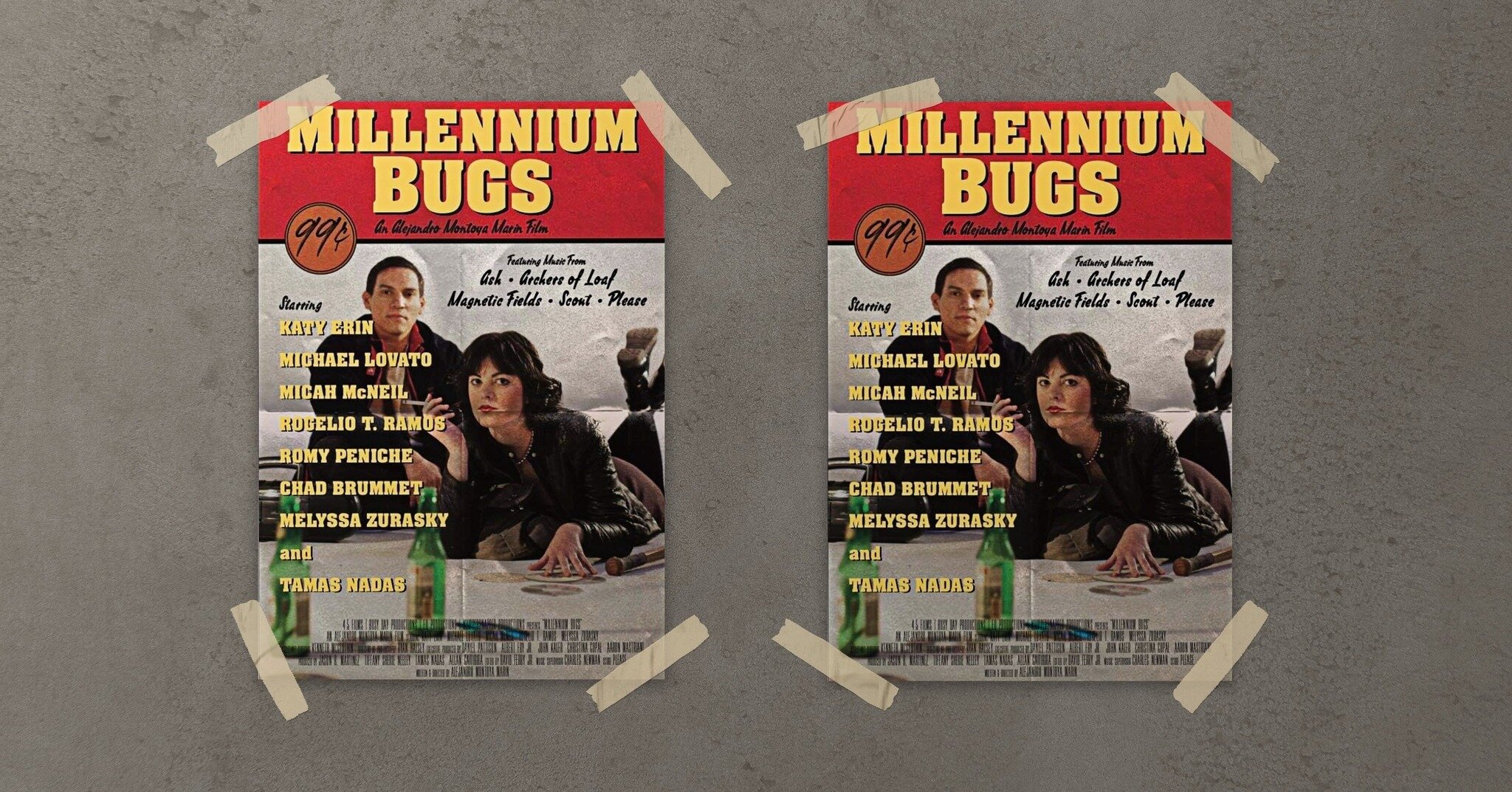 A killer alternative poster for 'Millennium Bugs' 

This y2k comedy is now on available to pre-order on @iTunes  and @appletv . Take a break from the sequels, remakes and checkout this indie comedy drama, 'Millennium Bugs'.

#MillenniuimBugs #y2k #it