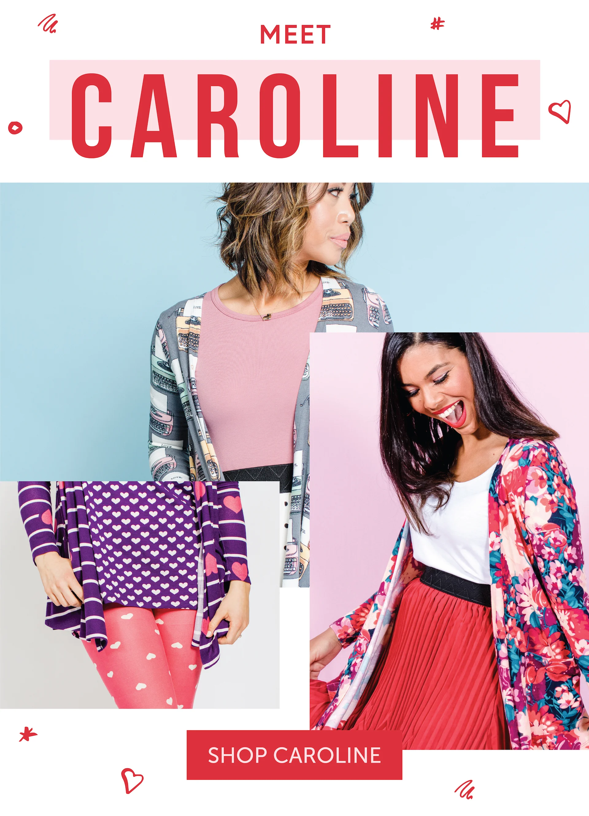 llr caroline size chart
