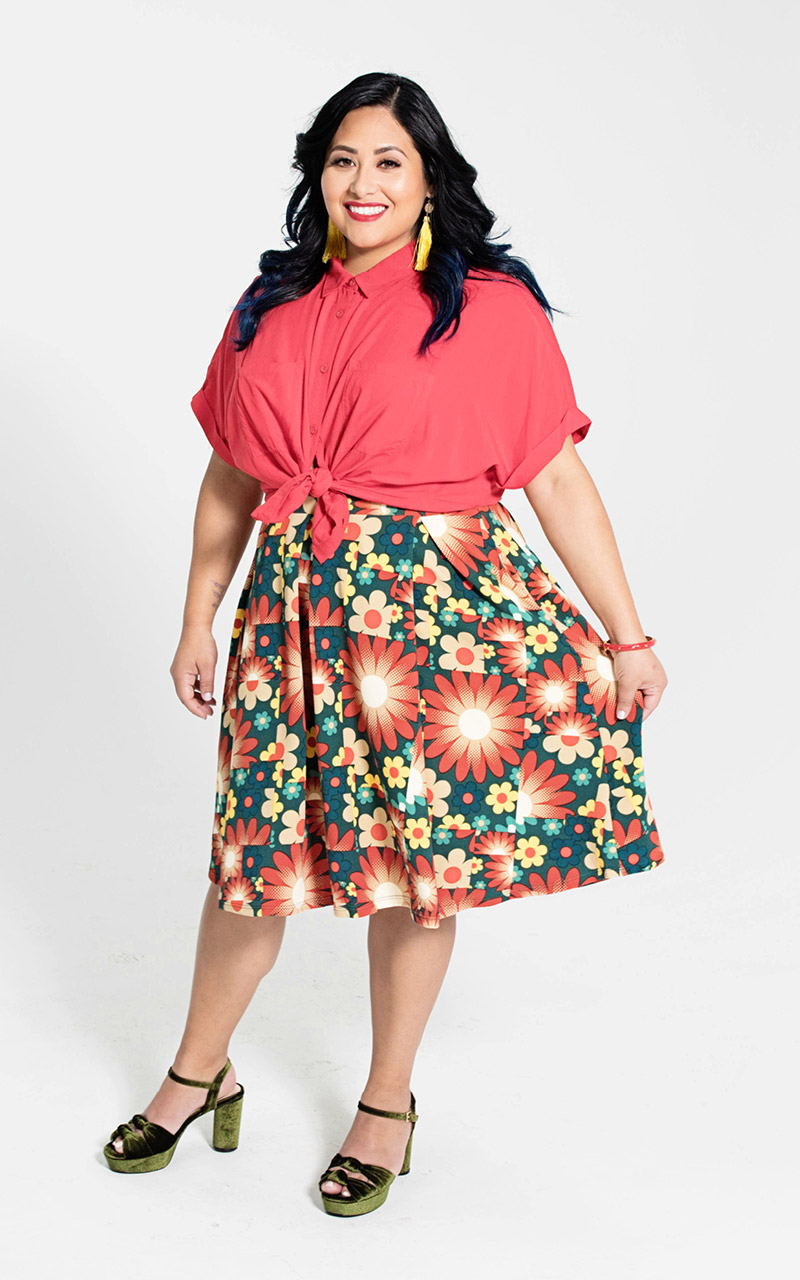 LuLaRoe-Madison-Mid-Length-Skater-Skirt-With-Pockets-red-and-green-floral.jpg