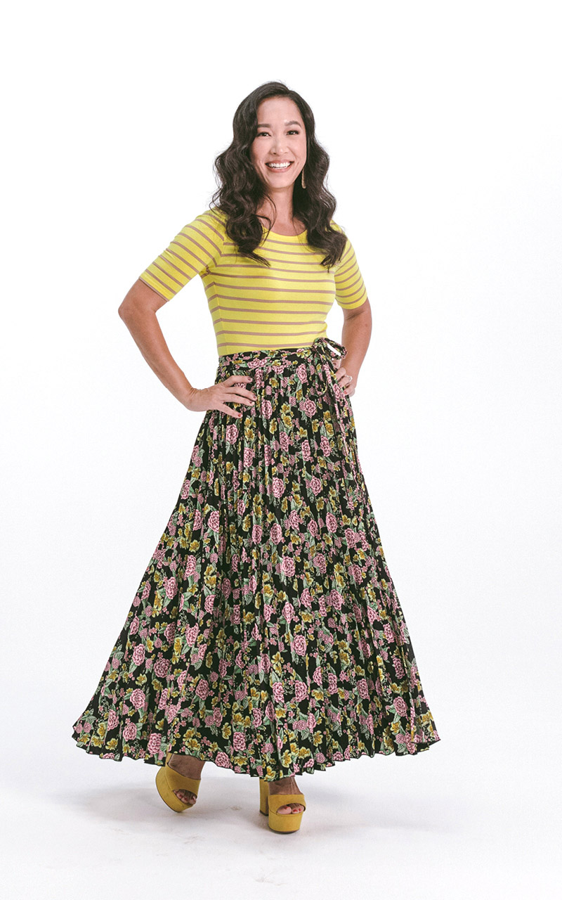 LuLaRoe-DeAnne-Maxi-Pleated-pink-and-yellow-floral-on-black.jpg
