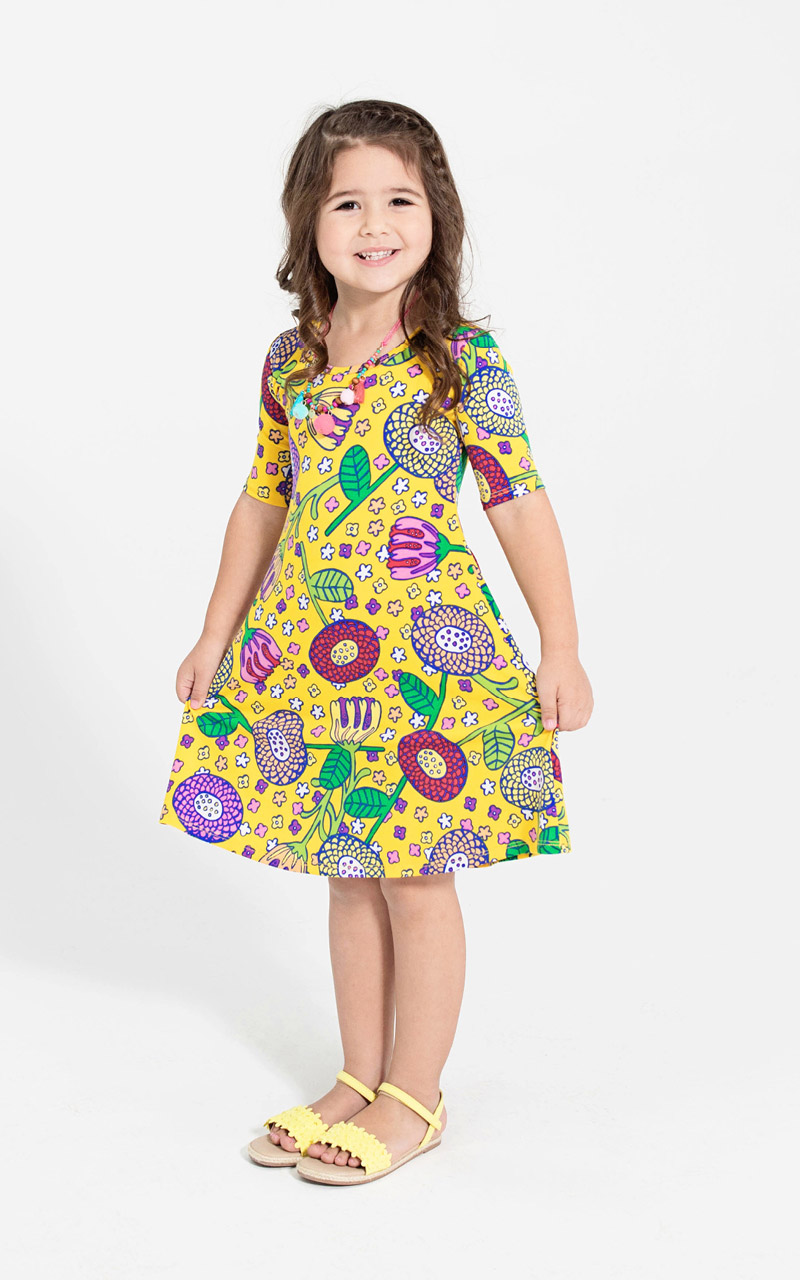 childrens yellow dress