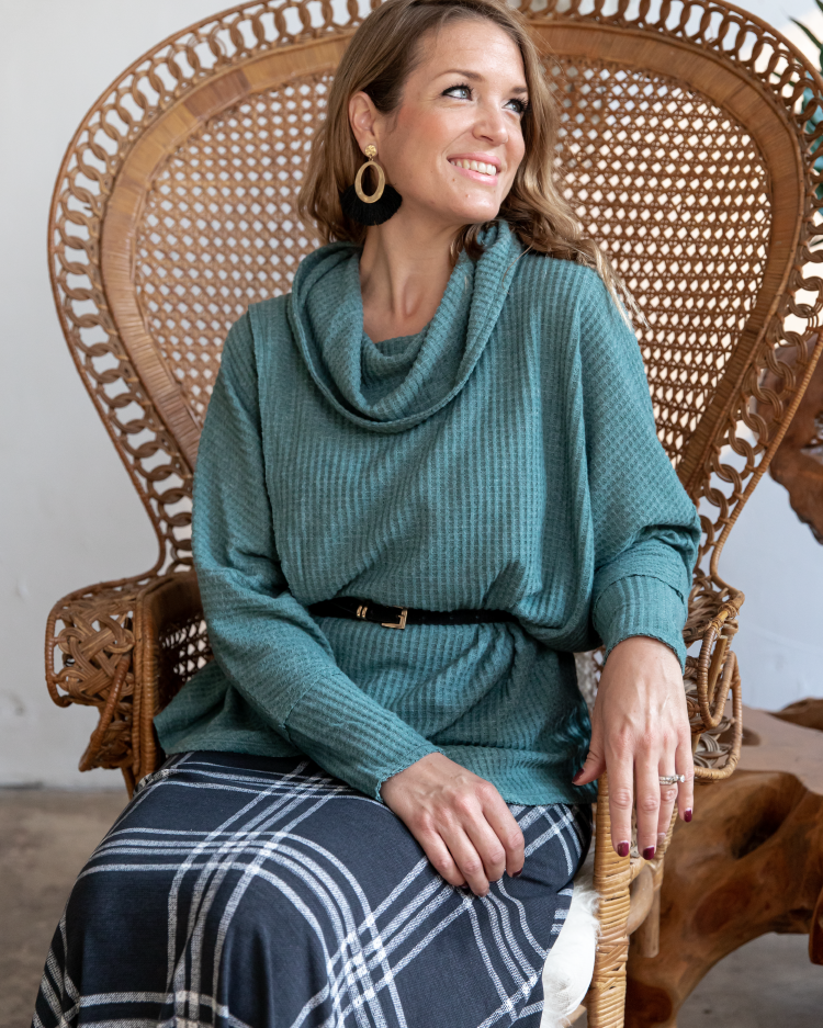 Kristen Cowl Neck Pullover - Women's 
