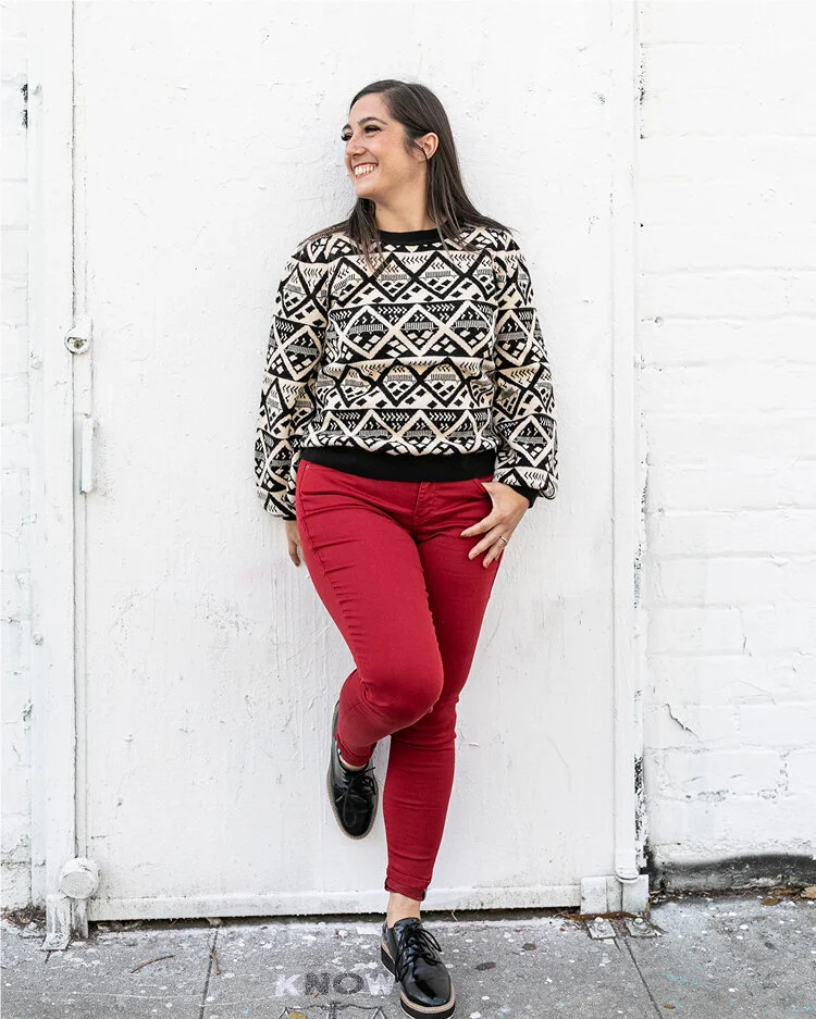 markus lupfer red lips jumper