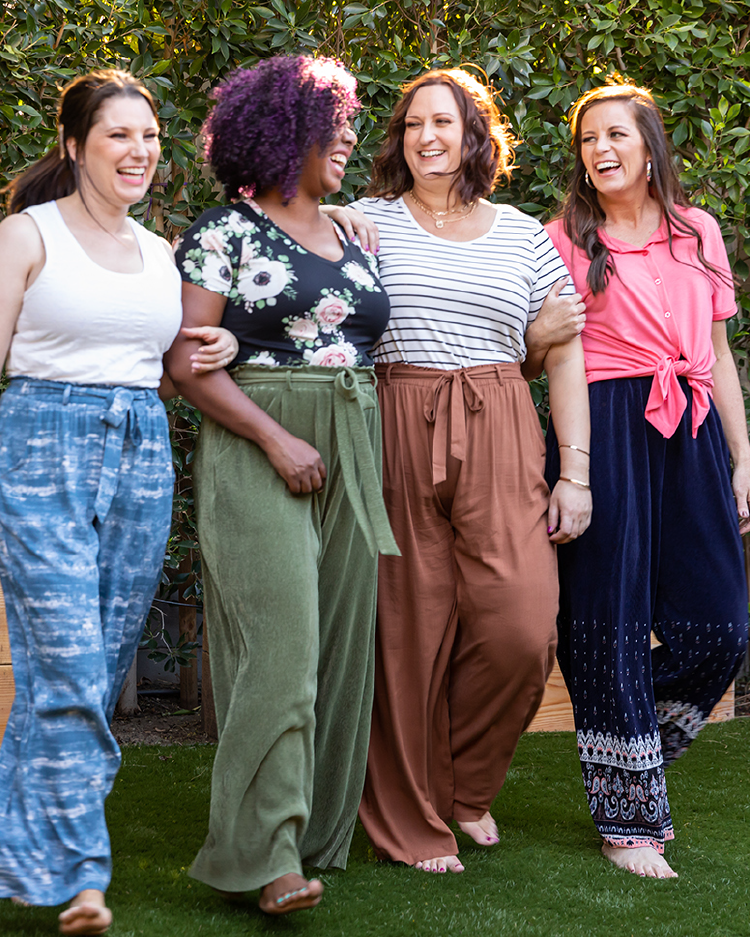 Dianne Paper Bag Wide Leg Pant - Women 