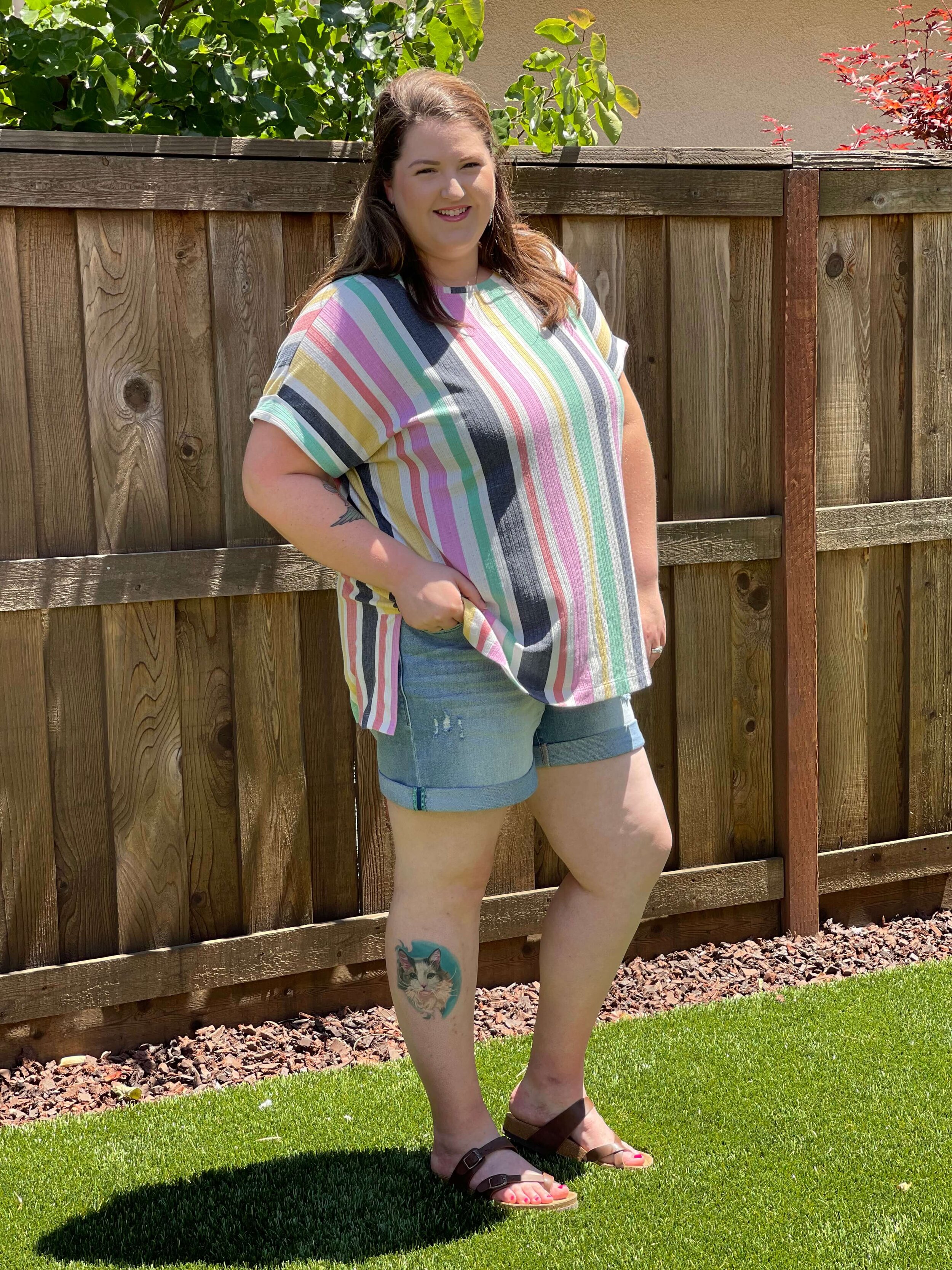 Boyfriend Denim Shorts - Women's 