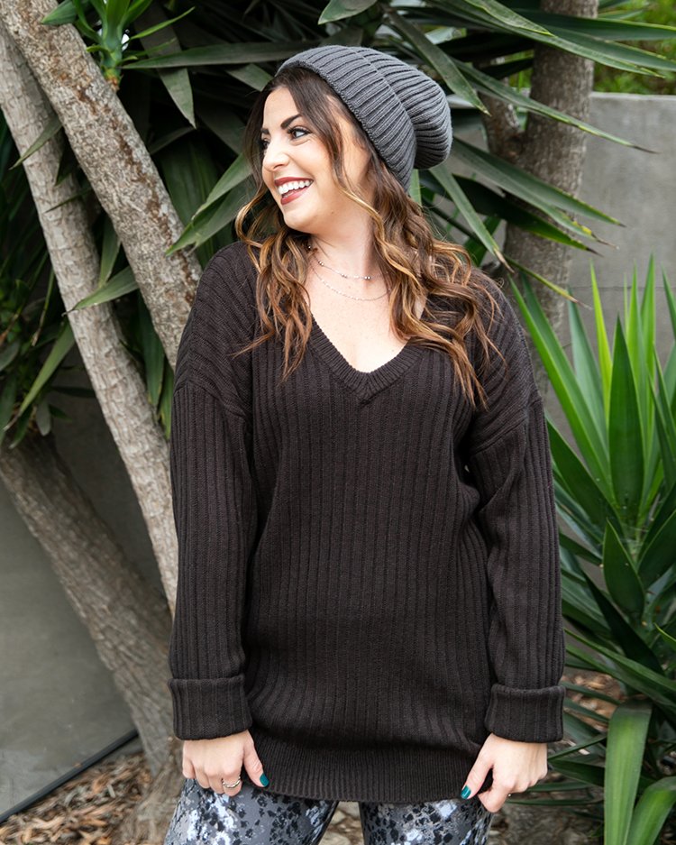 Lularoe Solid Black Torrie Sweater XL Black NWT