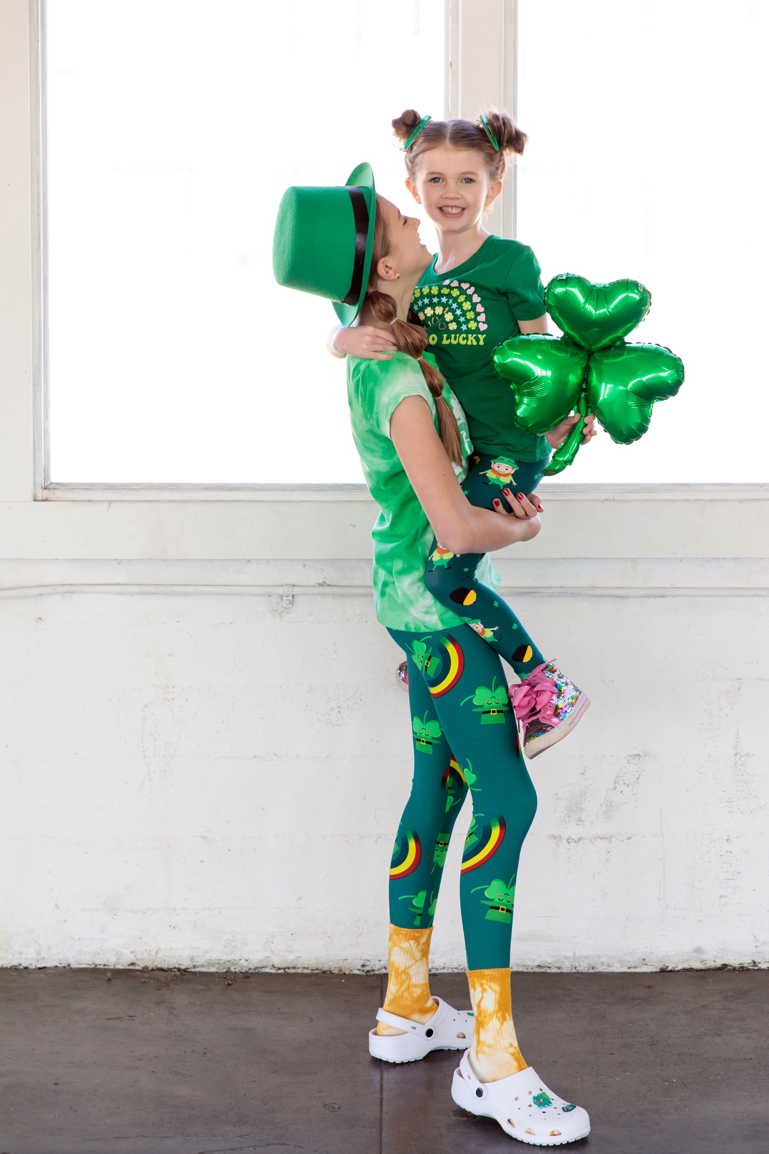 St. Patrick's Day Kids Leggings - Shamrockin Collection