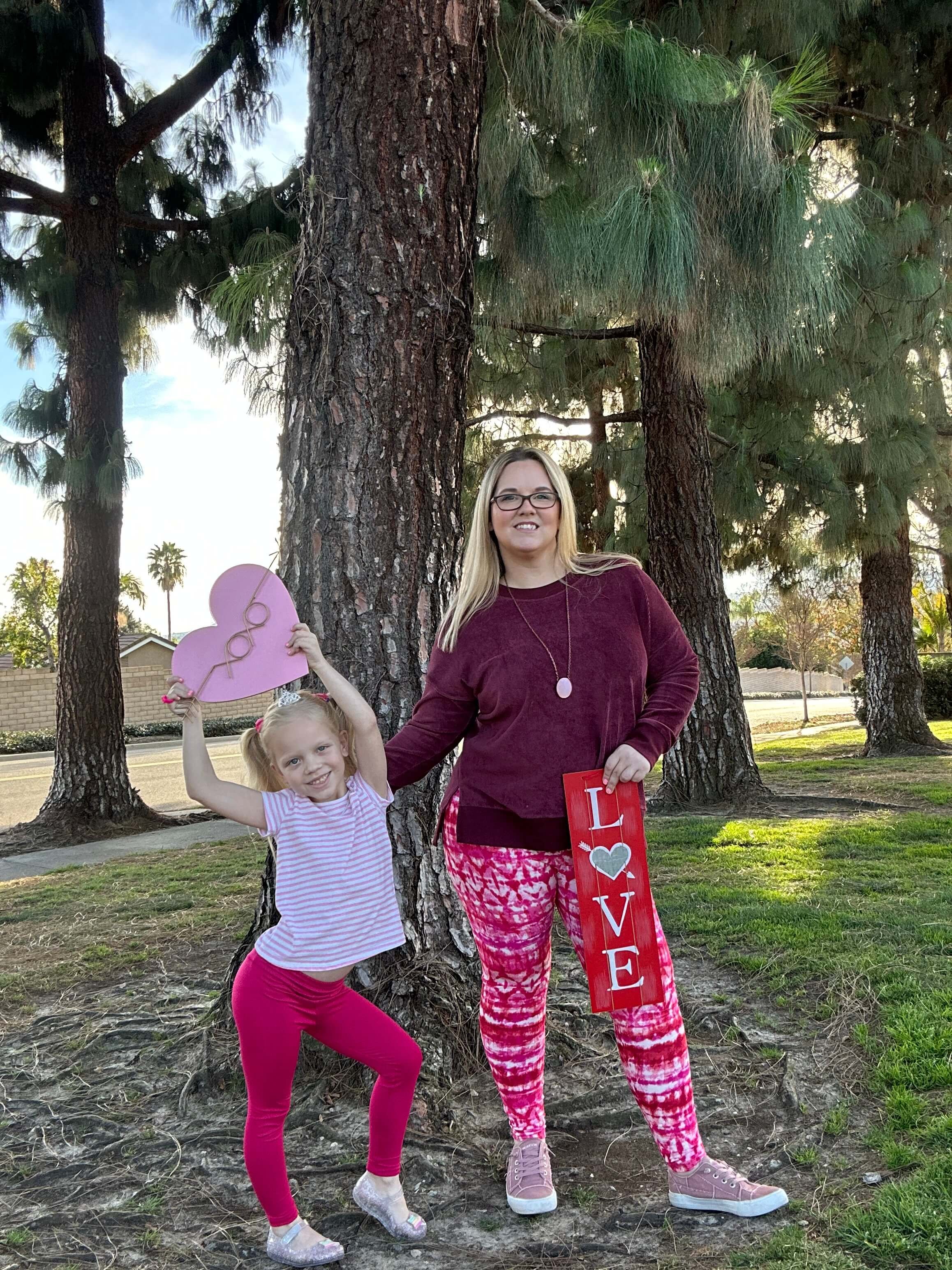 LuLaRoe leggings, tall and curvy, Valentine's Day Red Size L - $10 (75% Off  Retail) - From Jessica