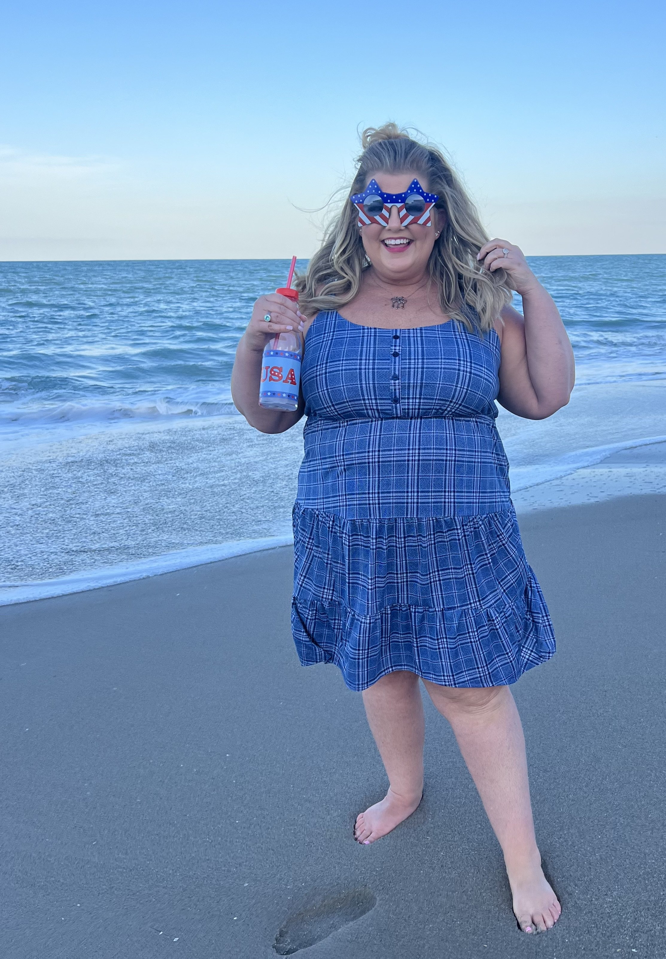 Amanda Tiered Dress (Americana Collection 2023) LuLaRoe
