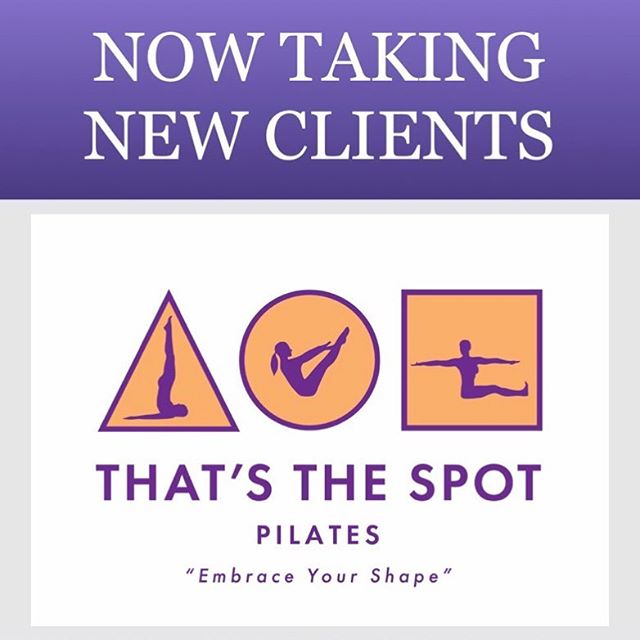⭐️Now Taking New Clients!⭐️
.

Improve your core strength 💪, flexibility and posture with That&rsquo;s The Spot Pilates. .
That&rsquo;s The Spot Pilates is a private studio with affordable rates in a safe neighborhood with free parking. 
Check out o