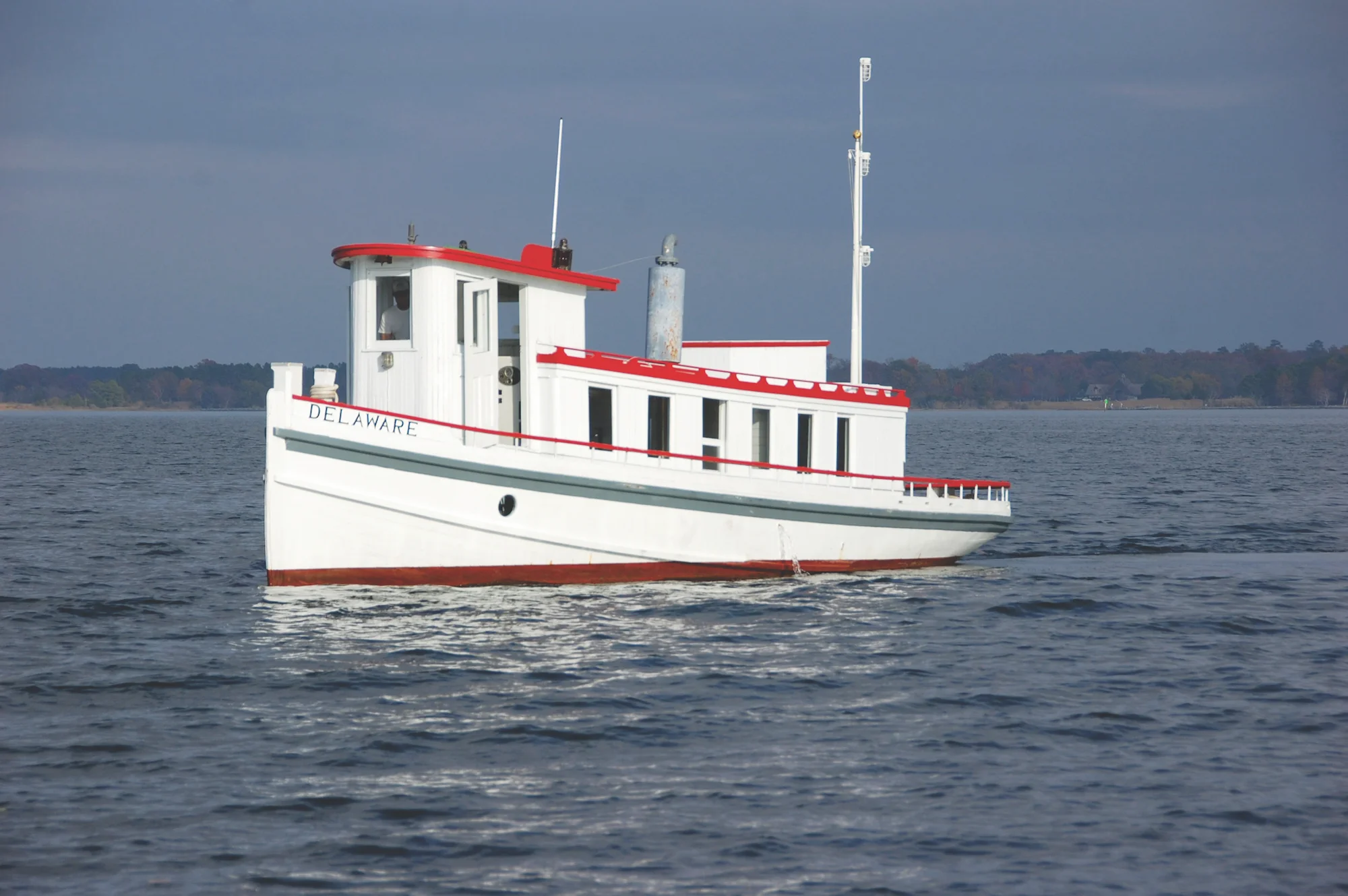 The Chesapeake Bay Maritime Museum will begin a restoration of 1912 tug Delaware this winter, following the relaunch of 1889 bugeye Edna E. Lockwood in October. To learn more, visit cbmm.org.