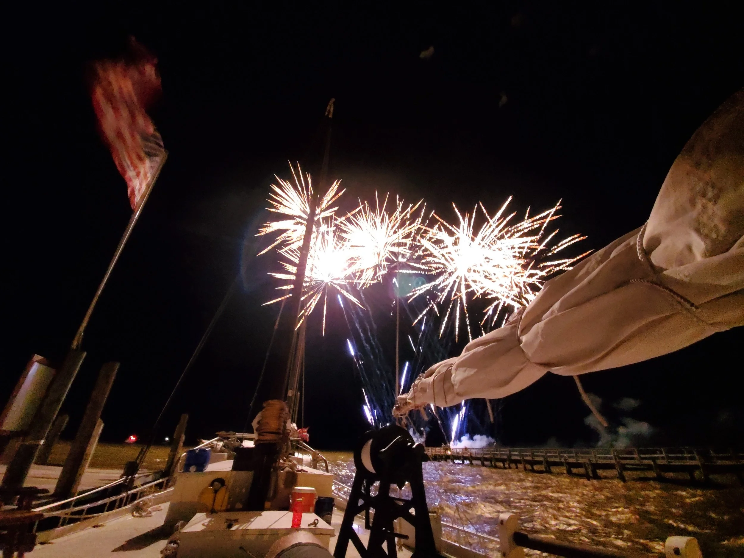 Fireworks over Edna